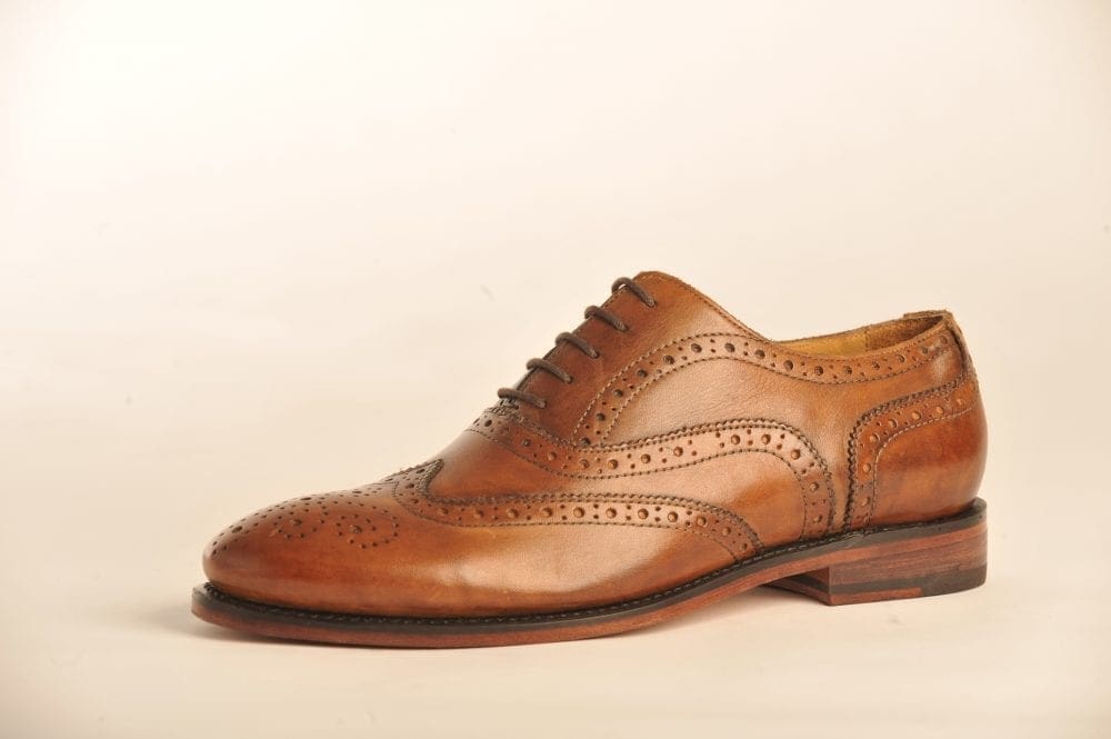 Brown Day Brogues with Goodyear Welted Sole