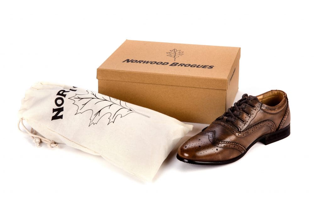 Brown 'Norwood' Hybrid Kilt Brogues - Image 5