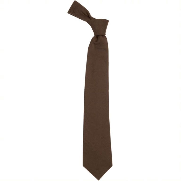 Weathered Green Plain Wool Tie