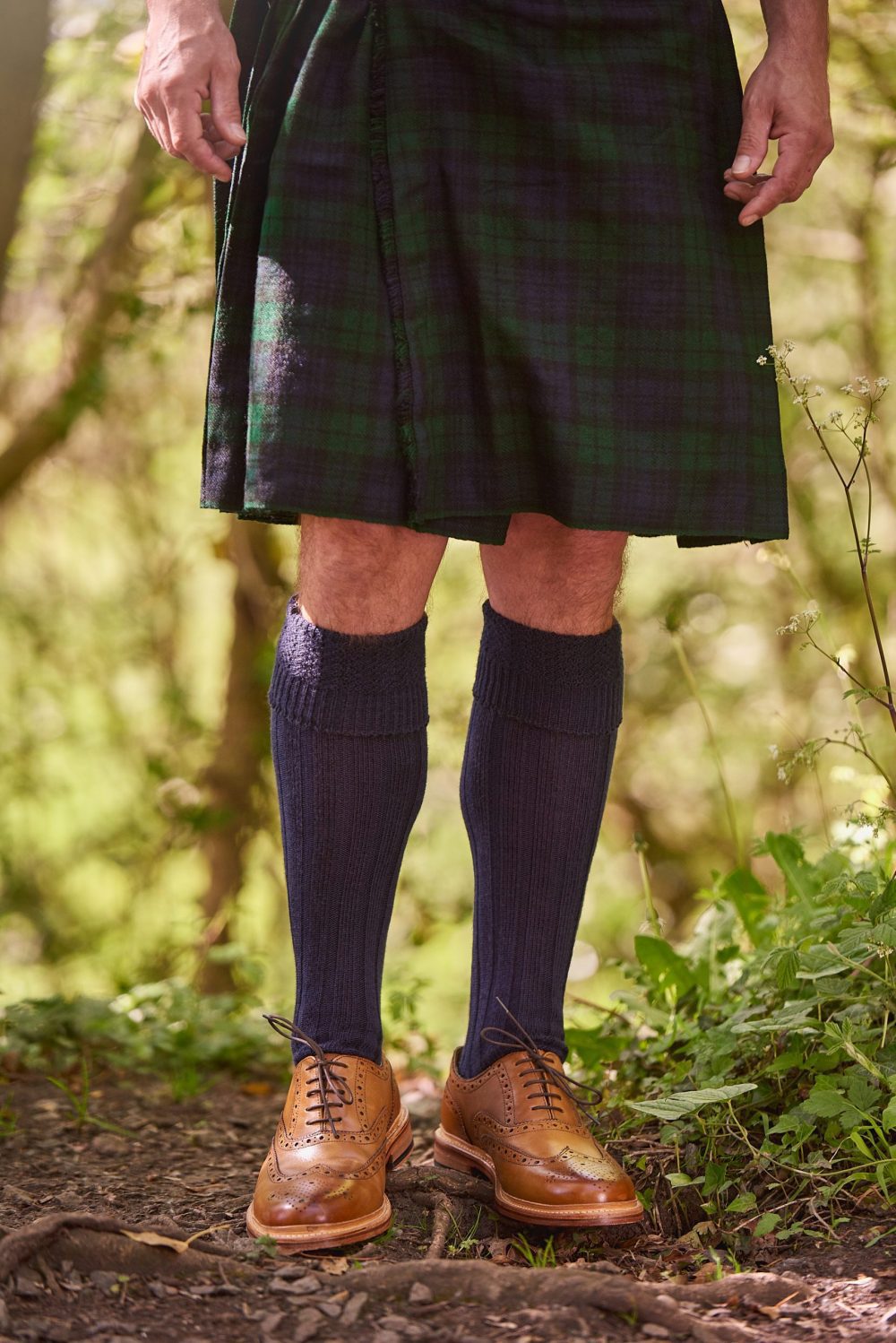 Premium Black Kilt Socks