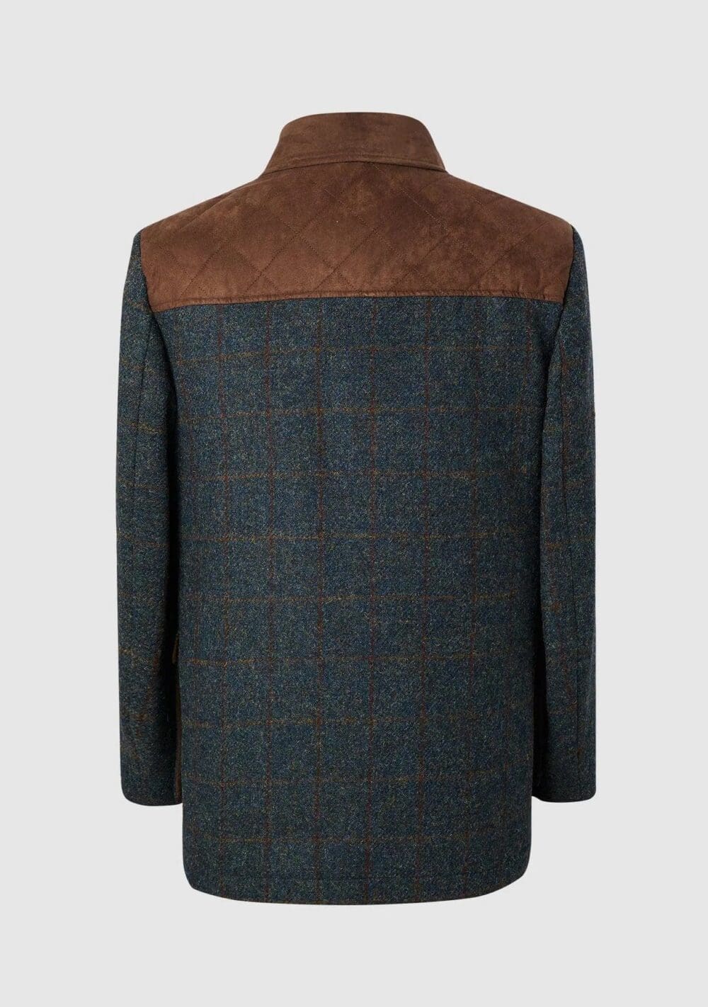 Bucktrout Blue Harris Tweed Boyd Field Coat - Image 2