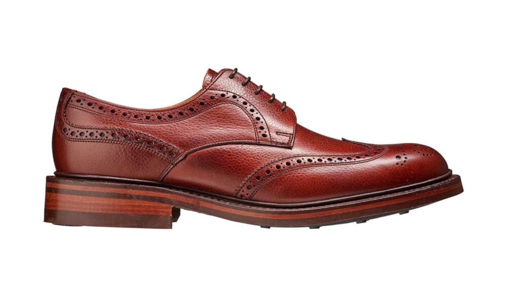 Barker Kelmarsh Cherry Brogue - Image 3