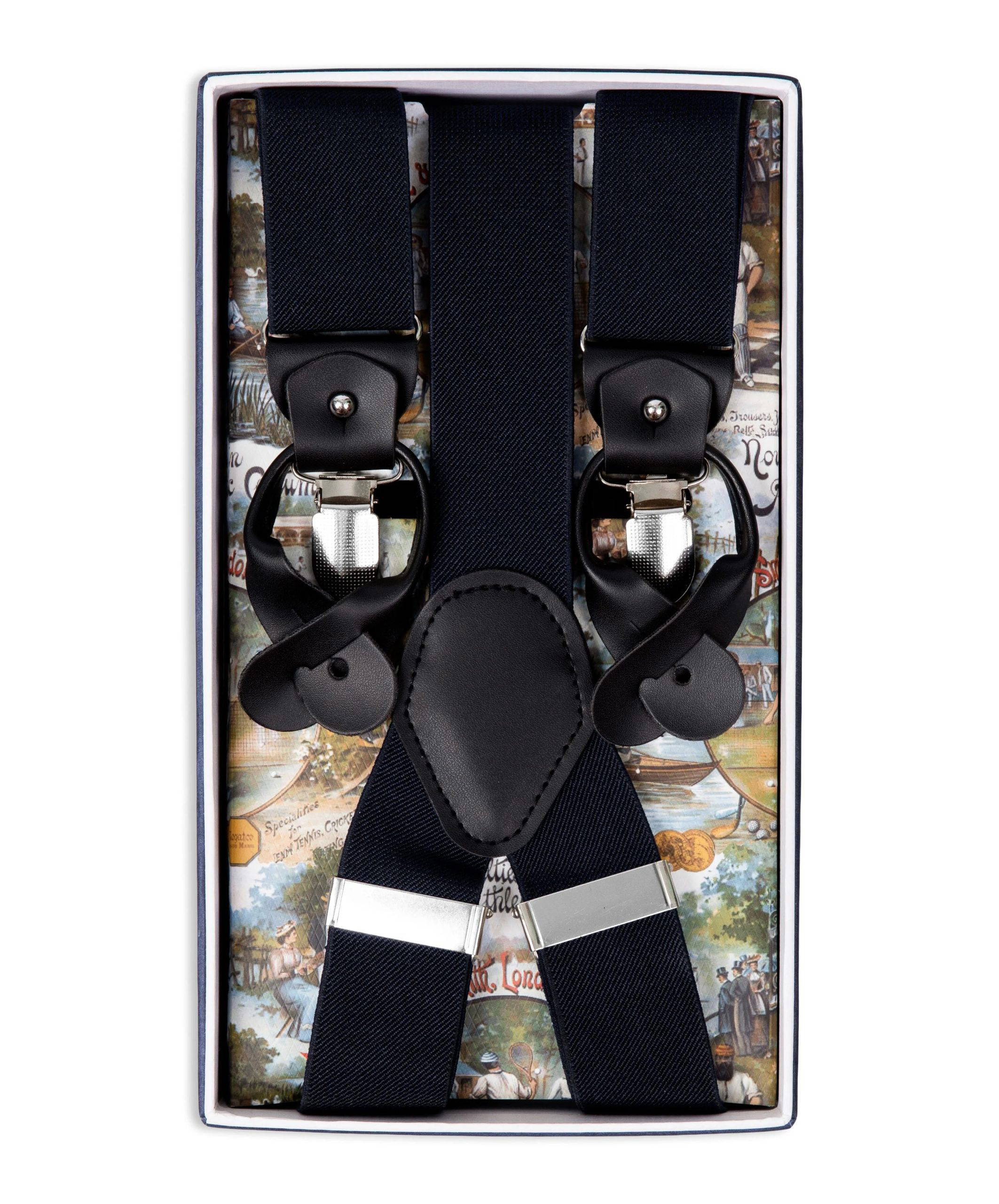 Premium Black Convertible Braces - Image 2