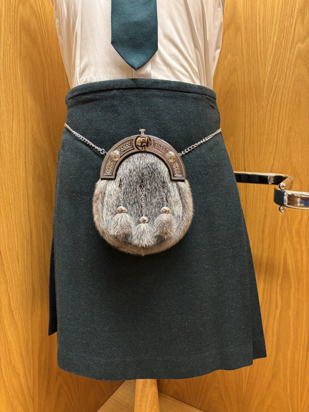 Ex-Hire Green Tweed Kilt