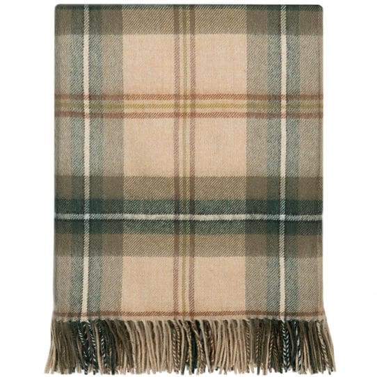Saskatchewan Weathered Lambswool Borders Blanket
