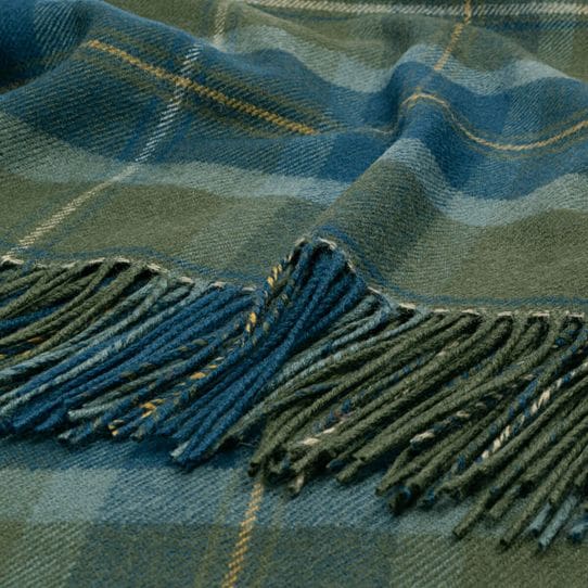 Scottish Borderland Lambswool Borders Blanket - Image 2