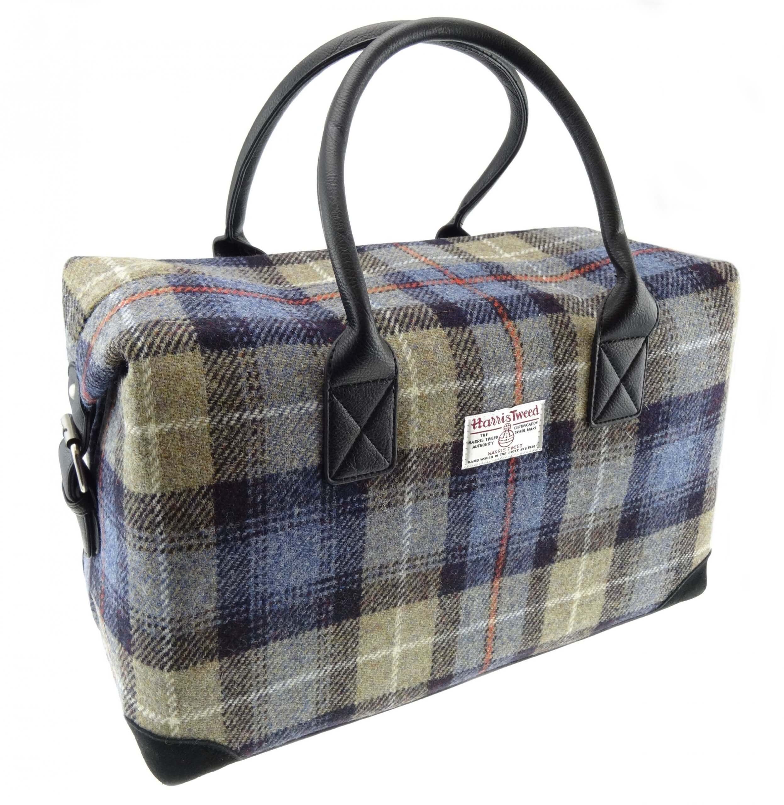 harris tweed luggage bag