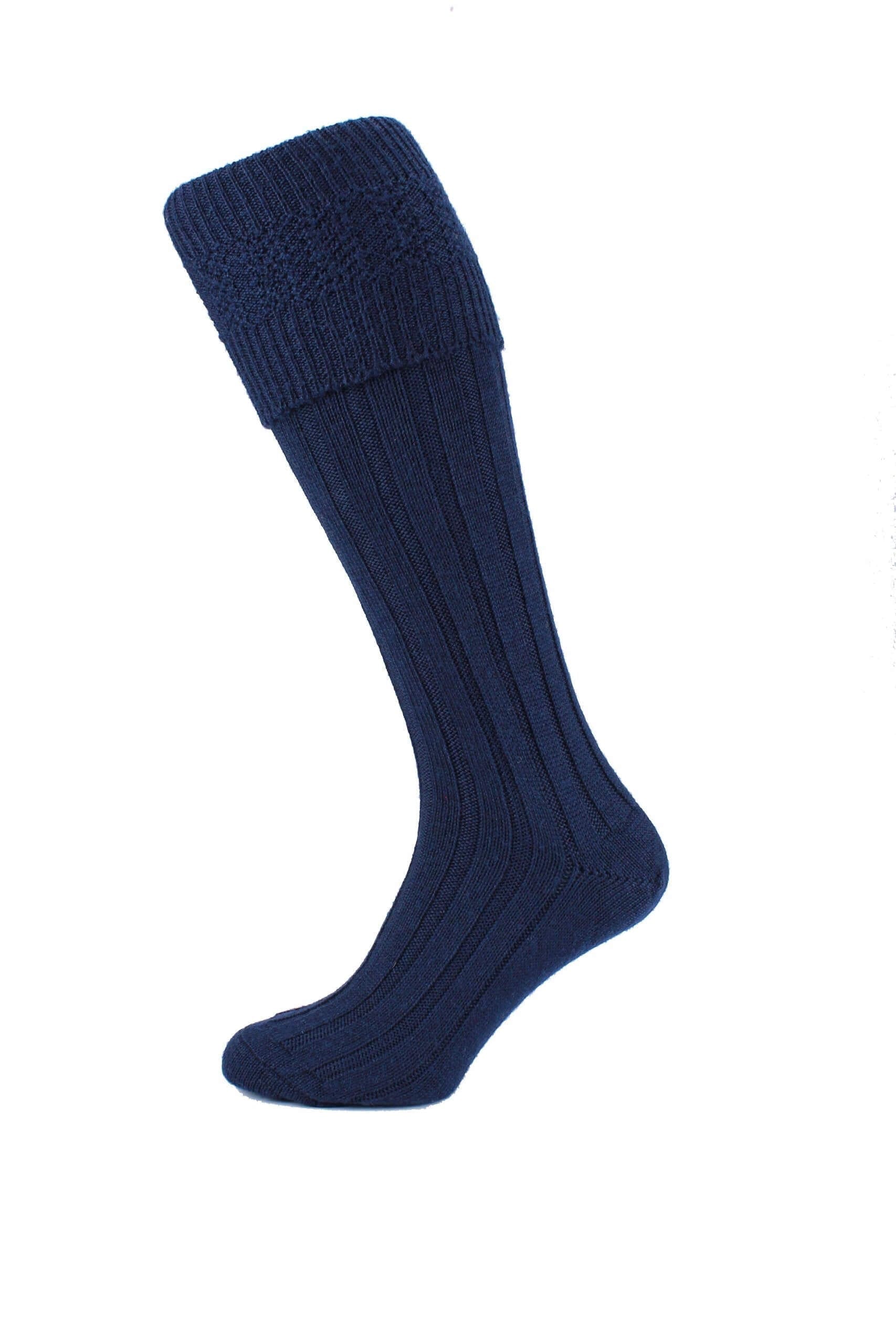 navy kilt socks