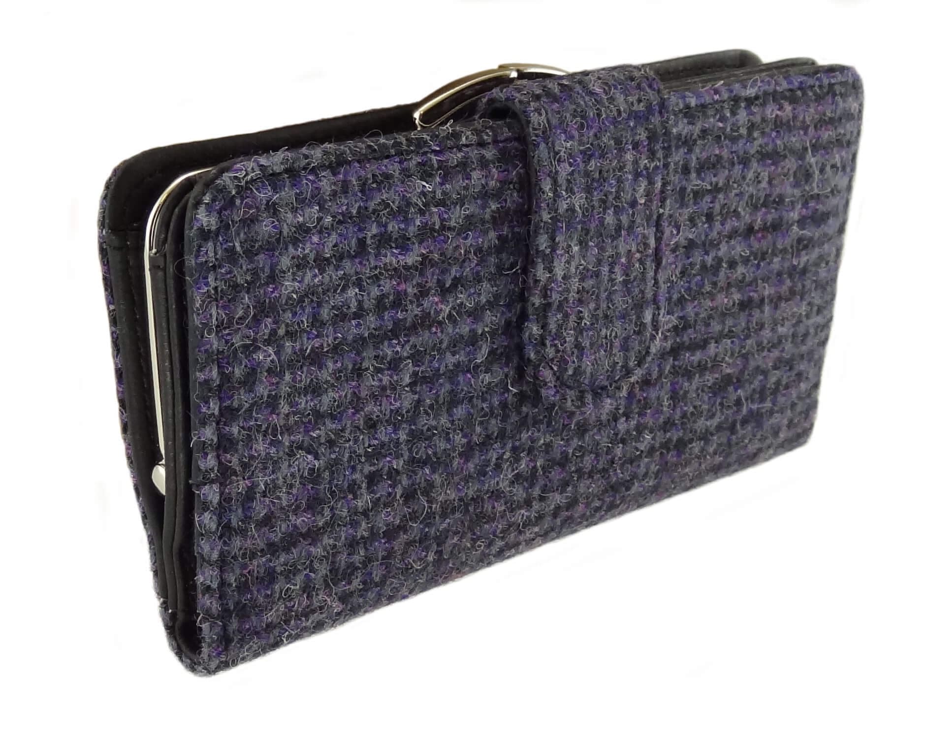 harris tweed clasp purse
